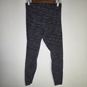 Lululemon Leggings Align Workout Pant 28" Dark Carbon Ice Gray Leggings Size 8